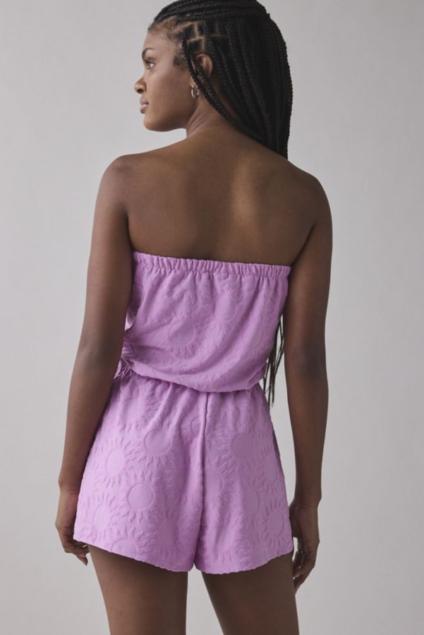 Slide View: 2: Roxy Special Feeling Strapless Terry Cloth Cover-Up Romper