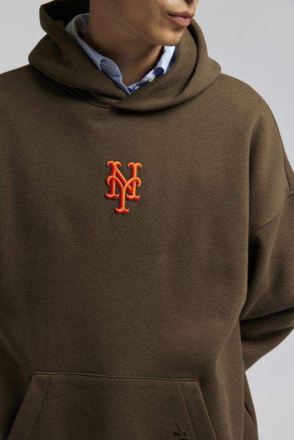 Slide View: 1: Chandail à Capuchon Pro Standard UO Exclusif Logo des Mets de New York