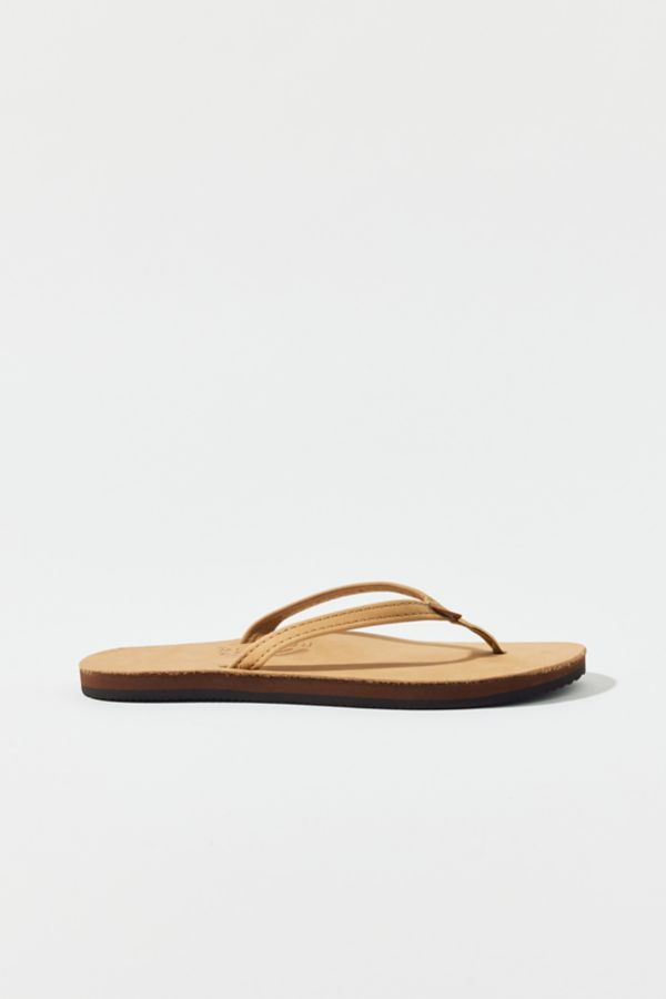 Slide View: 3: Rainbow Narrow Strap Flip Flop Sandal