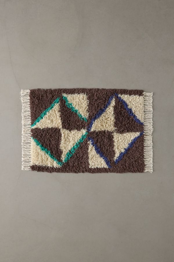 Slide View: 1: Pinwheel Fauxkati Shag Rug