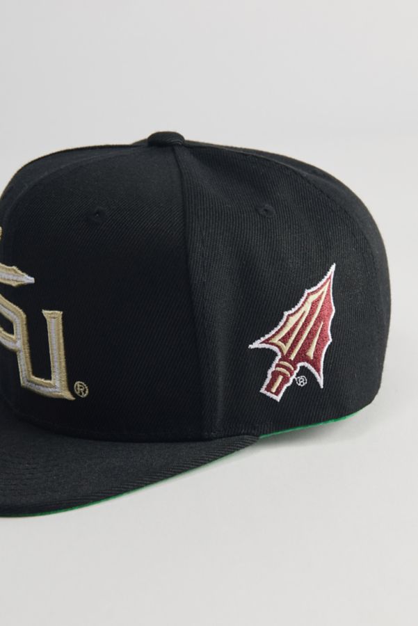 Slide View: 2: Mitchell & Ness NCAA Florida State University Triple Play Snapback Hat