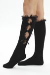 Thumbnail View 2: Tulle Ruffle Knee High Sock