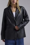 Thumbnail View 2: Silence + Noise Lexi Oversized Faux Leather Blazer