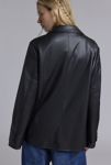 Thumbnail View 4: Silence + Noise Lexi Oversized Faux Leather Blazer