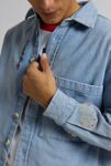 Thumbnail View 4: Pas de Mer Embroidered Button-Down Denim Shirt