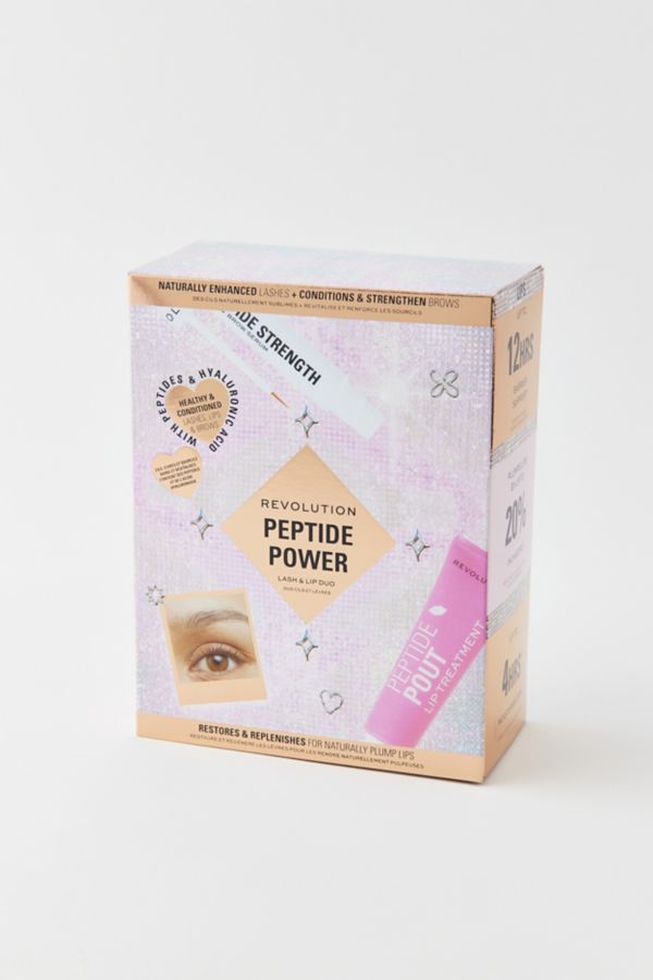 Slide View: 2: Revolution Beauty Peptide Power Lash & Lip Duo Set