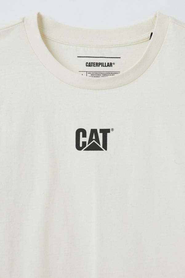 Slide View: 2: CAT Centered Logo Graphic Tee