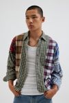 Thumbnail View 3: Urban Renewal Remade Spliced Flannel Long Sleeve Button-Down Shirt