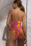 Thumbnail View 4: Roxy Island Time Lace Up One-Piece Swimsuit