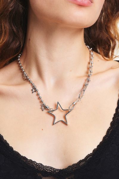 Star Mixed Chain Necklace