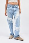 Thumbnail View 2: Urban Renewal Remade Lace Ruffle Applique Jean