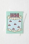 Thumbnail View 1: Carte d'Anniversaire SimplyMKO Gâteau d'Anniversaire aux Cerises