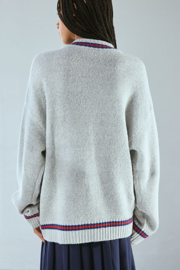 Slide View: 4: Neon Rose Lorelei Oversized V-Neck Sweater