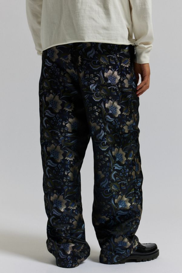 Slide View: 4: UO Shiny Jacquard Beach Pant