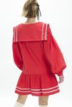 Thumbnail View 4: Neon Rose Wren Textured Collar Detail Mini Smock Dress