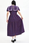 Thumbnail View 4: Neon Rose Meredith Collared Plaid Midi Dress