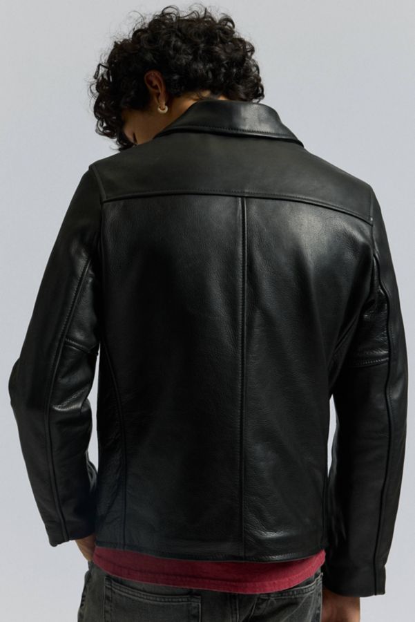 Slide View: 3: Schott NYC Natural Leather Jacket