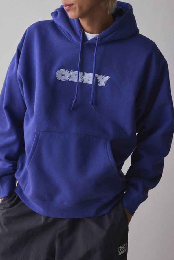 Slide View: 1: OBEY Access Logo Hoodie Sweatshirt