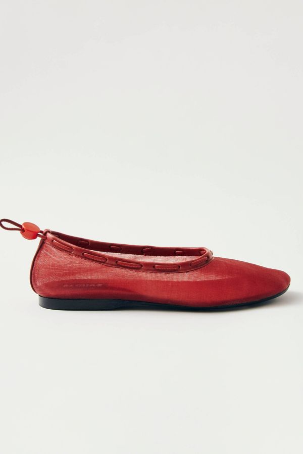 Slide View: 2: ALOHAS Gill Mesh Leather Ballet Flat