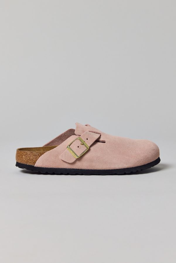 Slide View: 2: Birkenstock Women's Boston Suede Clog