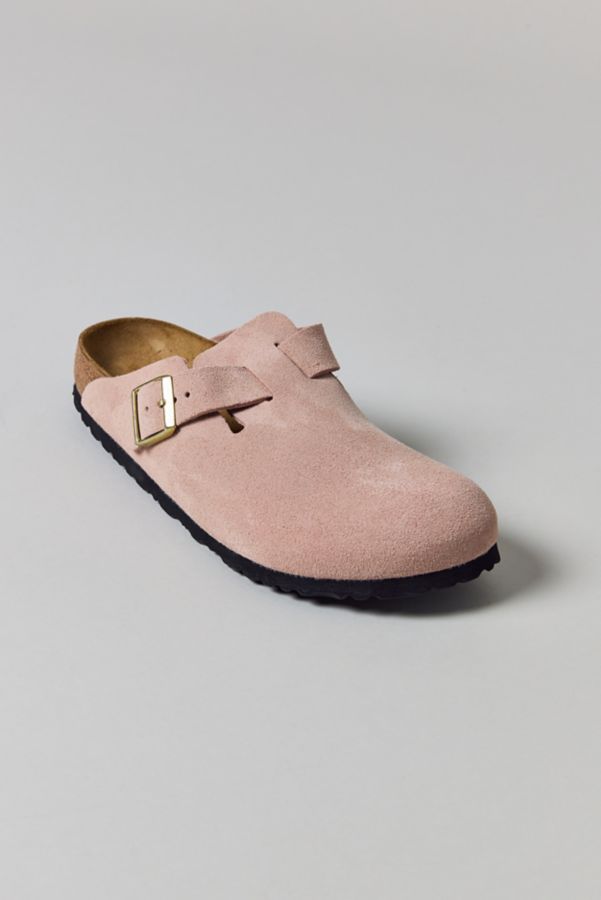 Slide View: 3: Birkenstock Women's Boston Suede Clog