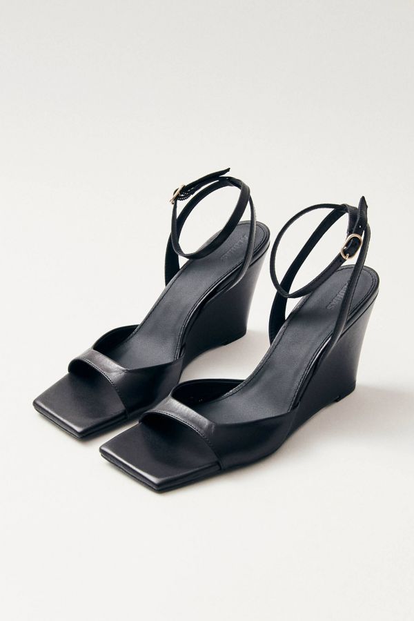 Slide View: 4: ALOHAS Riya Leather Wedge Sandal