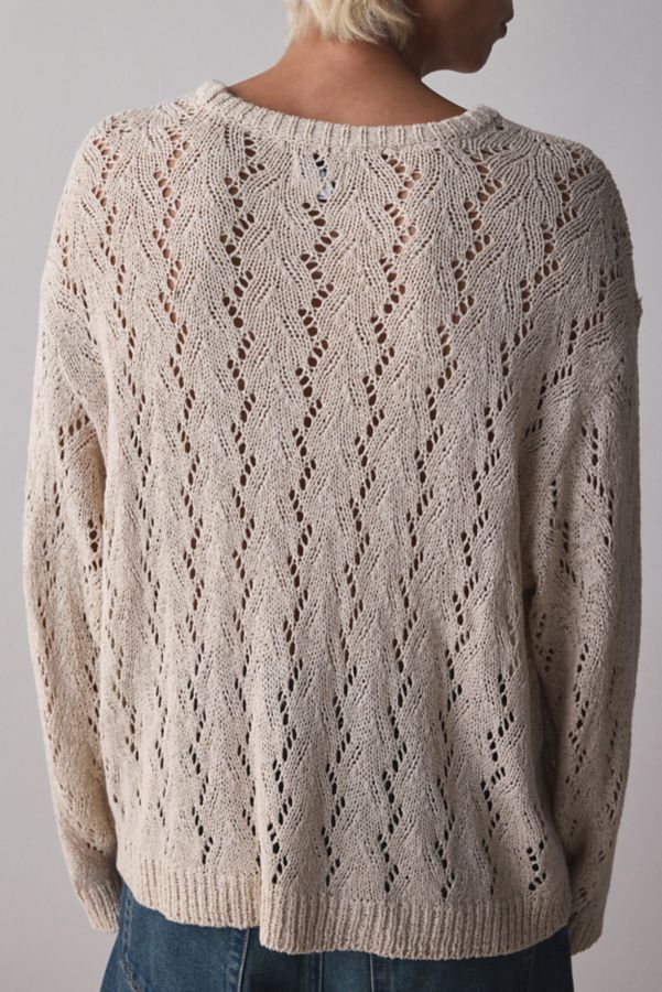 Slide View: 2: OBEY Shimoda Tape Yarn Sweater