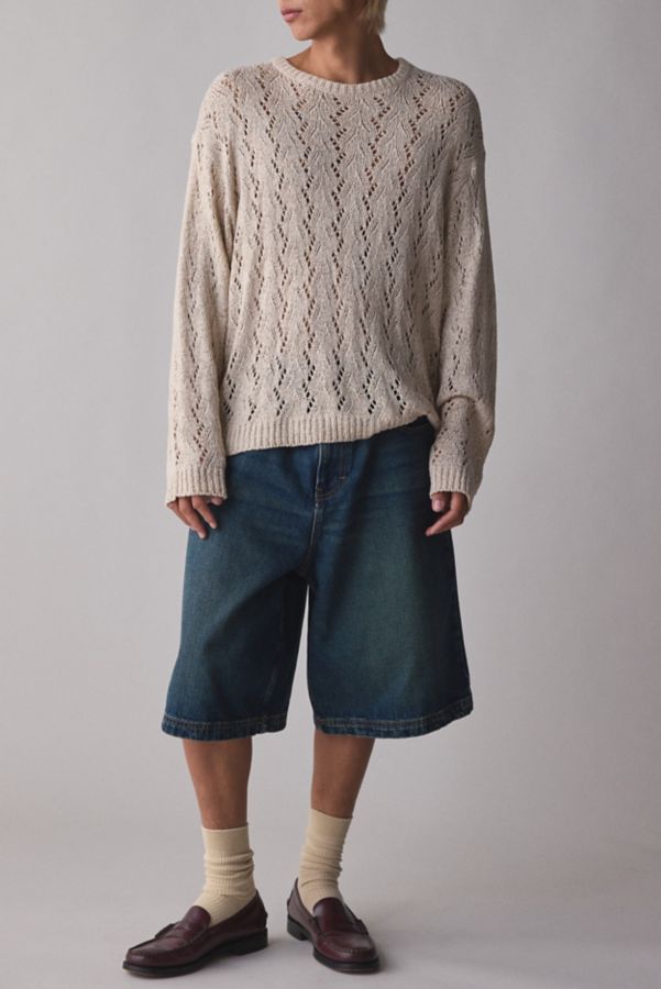 Slide View: 3: OBEY Shimoda Tape Yarn Sweater