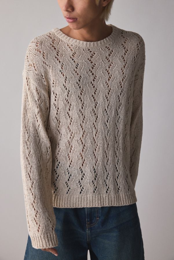 Slide View: 1: OBEY Shimoda Tape Yarn Sweater