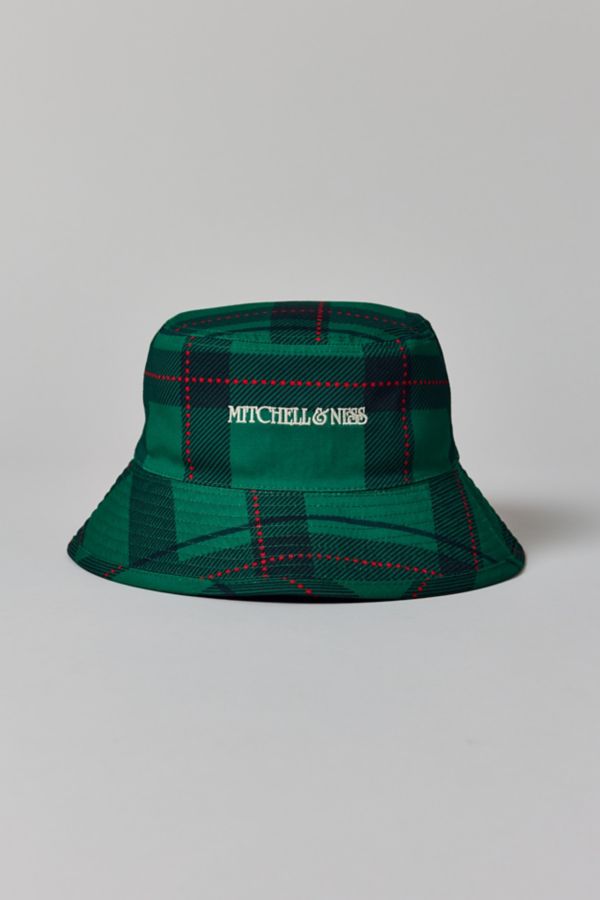 Slide View: 2: Mitchell & Ness Branded Clubhouse Bucket Hat