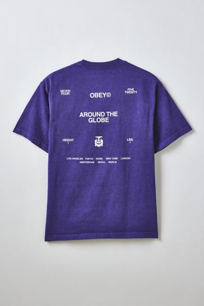 OBEY Around The Globe Graphic Tee