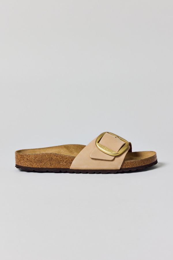 Slide View: 2: Birkenstock Women's Madrid Big Buckle Leather Sandal