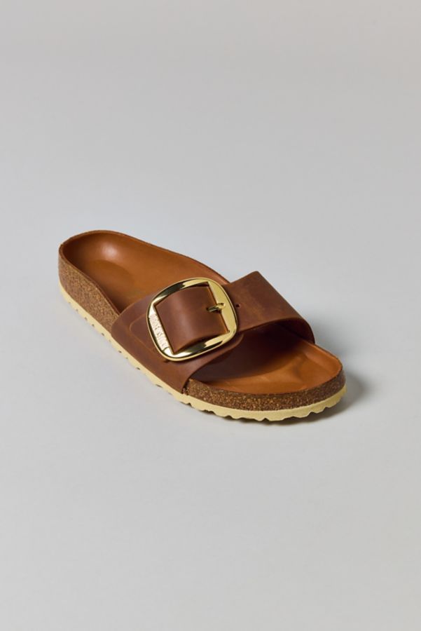 Slide View: 3: Sandale en Cuir Birkenstock Madrid Grande Boucle