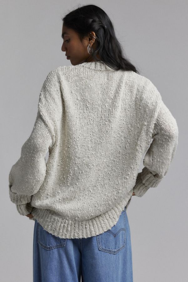 Slide View: 3: BDG Van Oversized V-Neck Dad Sweater