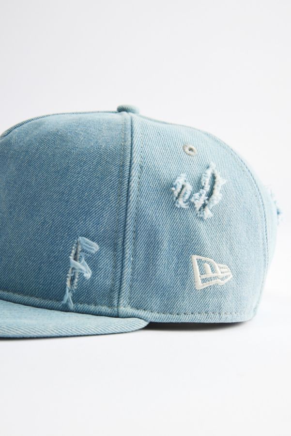 Slide View: 2: New Era Los Angeles Dodgers Distressed Denim Golf Hat