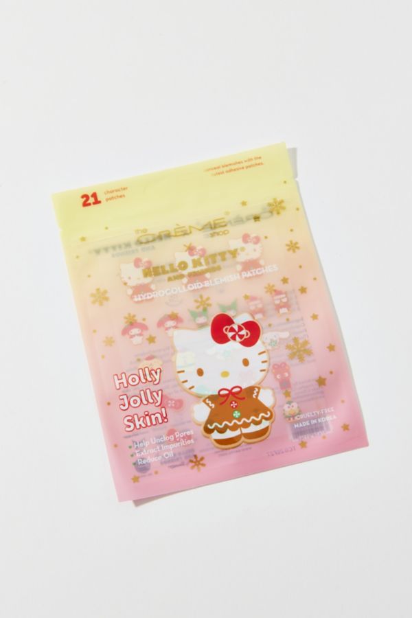 Slide View: 1: The Crème Shop X Sanrio Hello Kitty Holiday Character Hydrocolloid Pimple Patch Set