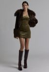 Thumbnail View 2: Silence + Noise Brenna Velvet Burnout Print Mini Dress