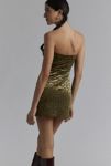 Thumbnail View 3: Silence + Noise Brenna Velvet Burnout Print Mini Dress