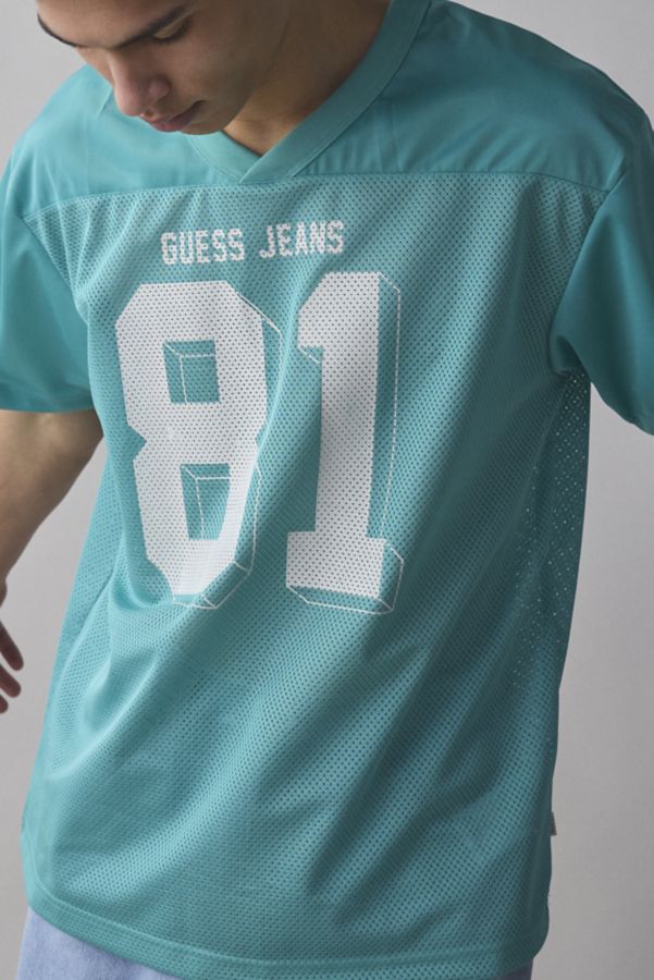 Slide View: 1: GUESS ORIGINALS 81 Mesh Jersey Tee