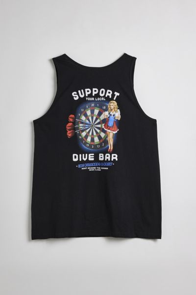 Loser Machine Support Your Local Dive Bar Graphic Tank Top