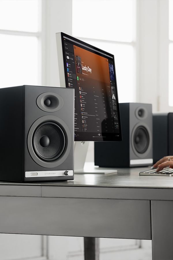 Slide View: 5: Audioengine HD5 Powered Bluetooth Bookshelf Speakers