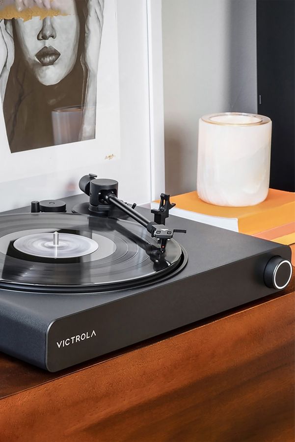 Slide View: 2: Victrola Stream Onyx 2-Speed Wireless Turntable