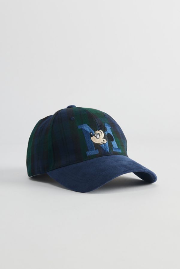 Slide View: 2: Casquette de Baseball à Carreaux Collegiate Mickey Mouse