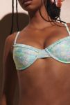 Thumbnail View 3: Kulani Kinis Hibiscus Fizz Double Ruffle Underwire Bikini Top