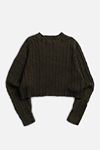 Thumbnail View 1: Frankie Collective Rework Crop Knit Sweater 074