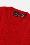 Thumbnail View 2: Frankie Collective Rework Crop Knit Sweater 043