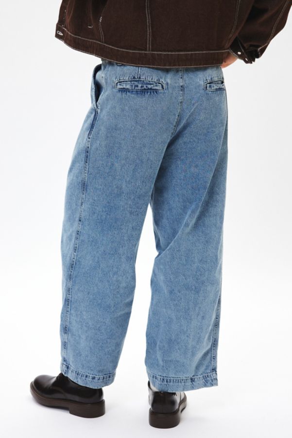 Slide View: 3: BDG Pleated Denim Trouser