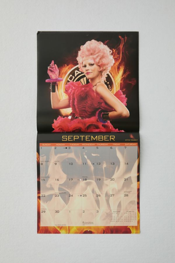 Slide View: 2: Hunger Games 2025 Wall Calendar