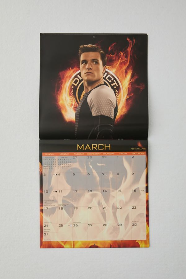 Slide View: 4: Hunger Games 2025 Wall Calendar