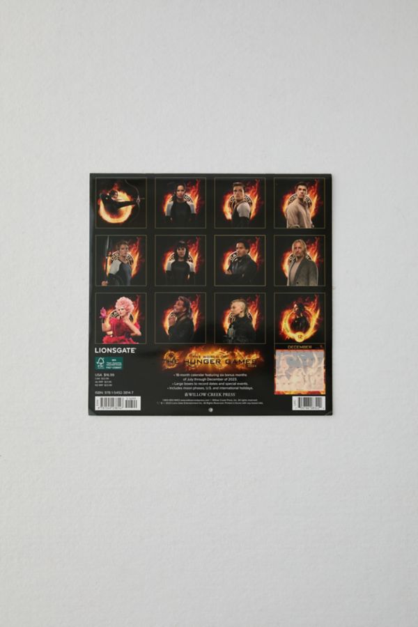 Slide View: 5: Hunger Games 2025 Wall Calendar